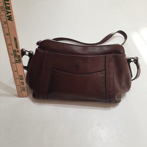 SIMPLY VERA By VERA WANG Plum Multicompartment Crossbody Handbag Purse